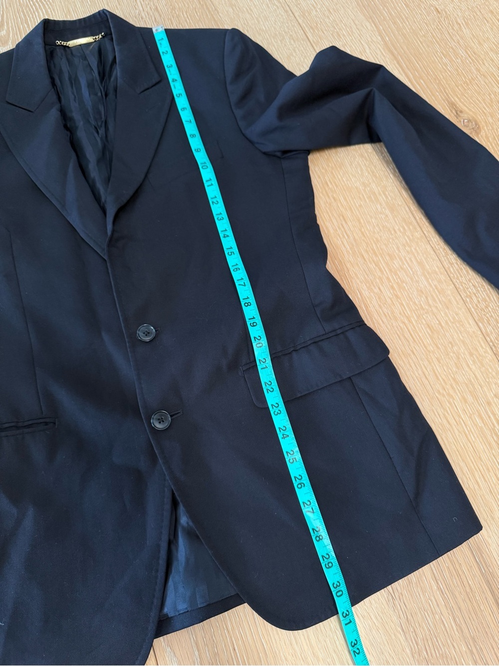 Dolce Gabbana Vintage 2007 Wool Blazer Boyfriend oversized Black IT 46 Us 38 - Picture 5 of 15